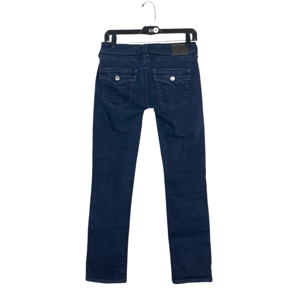 True religion flap pocket dark wash jeans